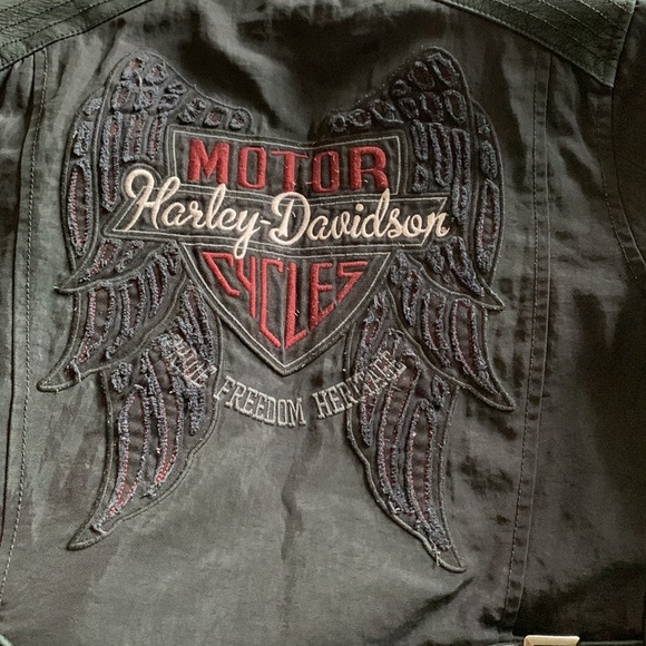 HARLEY DAVIDSON PRIDE FREEDOM HERITAGE EMBROIDERED JACKET - Picture 11 of 13